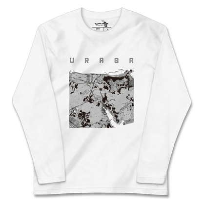 【浦賀（神奈川県）】地図柄ロングスリーブTシャツ
