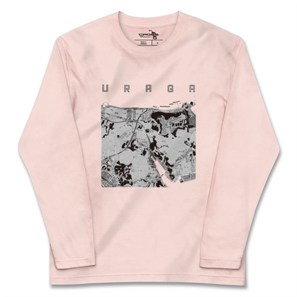 【浦賀（神奈川県）】地図柄ロングスリーブTシャツ