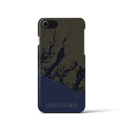 【浦河（北海道）】地図柄iPhoneケース（バックカバータイプ）