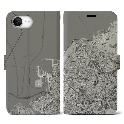 【浦添（沖縄県）】地図柄iPhoneケース（手帳タイプ）