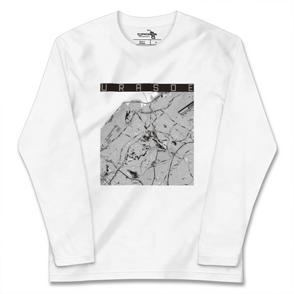【浦添（沖縄県）】地図柄ロングスリーブTシャツ