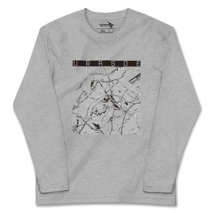 【浦添（沖縄県）】地図柄ロングスリーブTシャツ