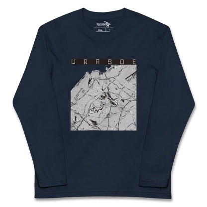 【浦添（沖縄県）】地図柄ロングスリーブTシャツ
