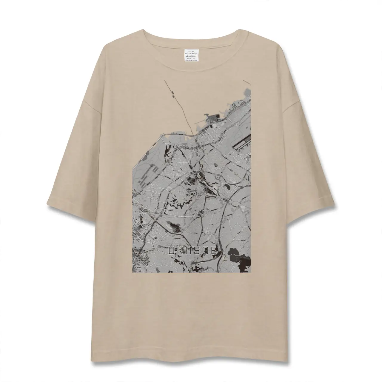【浦添（沖縄県）】地図柄ビッグシルエットTシャツ
