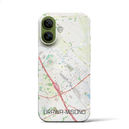 【浦和美園2（埼玉県）】地図柄iPhoneケース（バックカバータイプ）