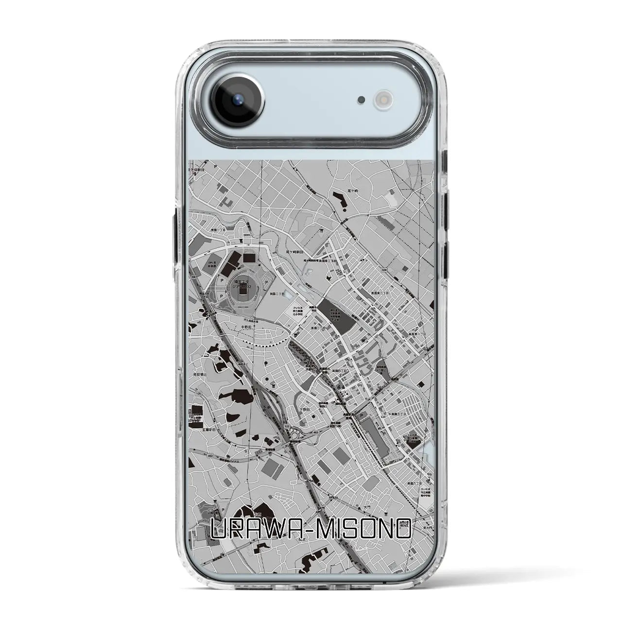 【浦和美園2（埼玉県）】地図柄iPhoneケース（MagSafeタイプ）