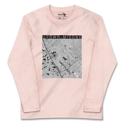 【浦和美園2（埼玉県）】地図柄ロングスリーブTシャツ