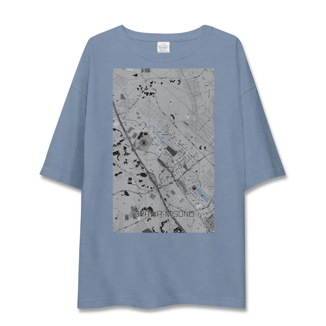 【浦和美園2(埼玉県)】地図柄ビッグシルエットTシャツ