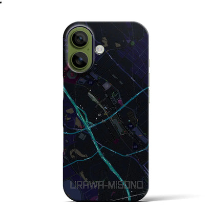 【浦和美園（埼玉県）】地図柄iPhoneケース（バックカバータイプ）