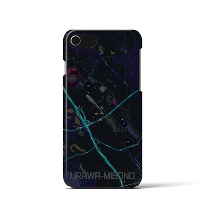 【浦和美園（埼玉県）】地図柄iPhoneケース（バックカバータイプ）