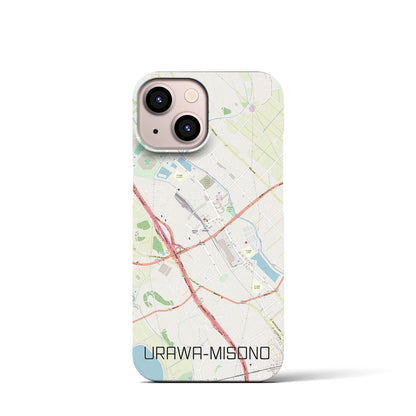 【浦和美園（埼玉県）】地図柄iPhoneケース（バックカバータイプ）