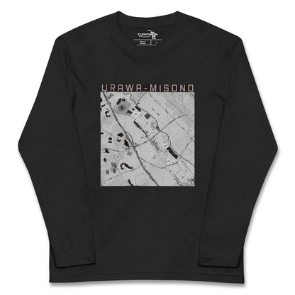 【浦和美園（埼玉県）】地図柄ロングスリーブTシャツ