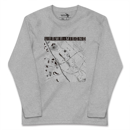 【浦和美園（埼玉県）】地図柄ロングスリーブTシャツ