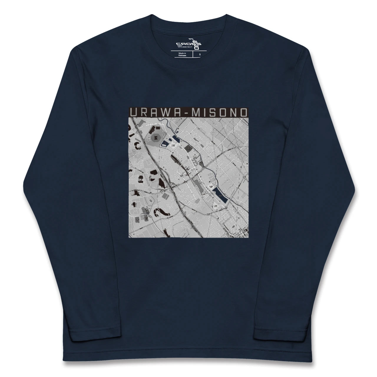 【浦和美園（埼玉県）】地図柄ロングスリーブTシャツ