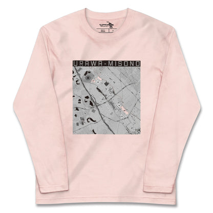 【浦和美園（埼玉県）】地図柄ロングスリーブTシャツ