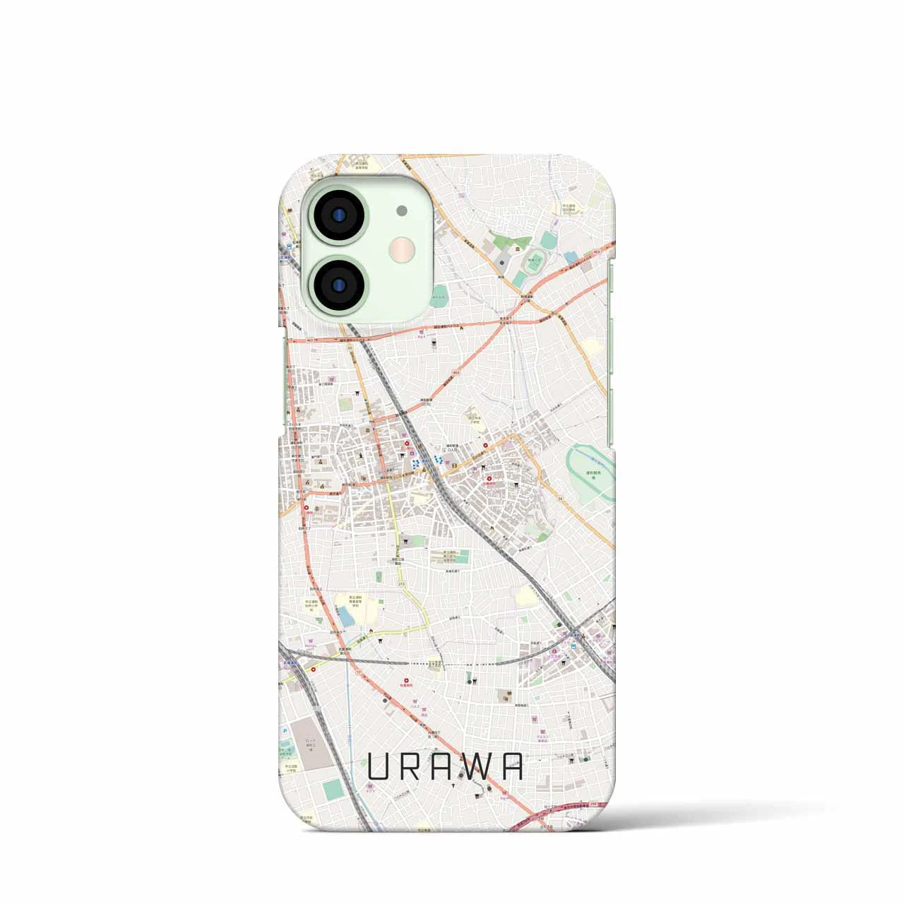 【浦和（埼玉県）】地図柄iPhoneケース（バックカバータイプ）