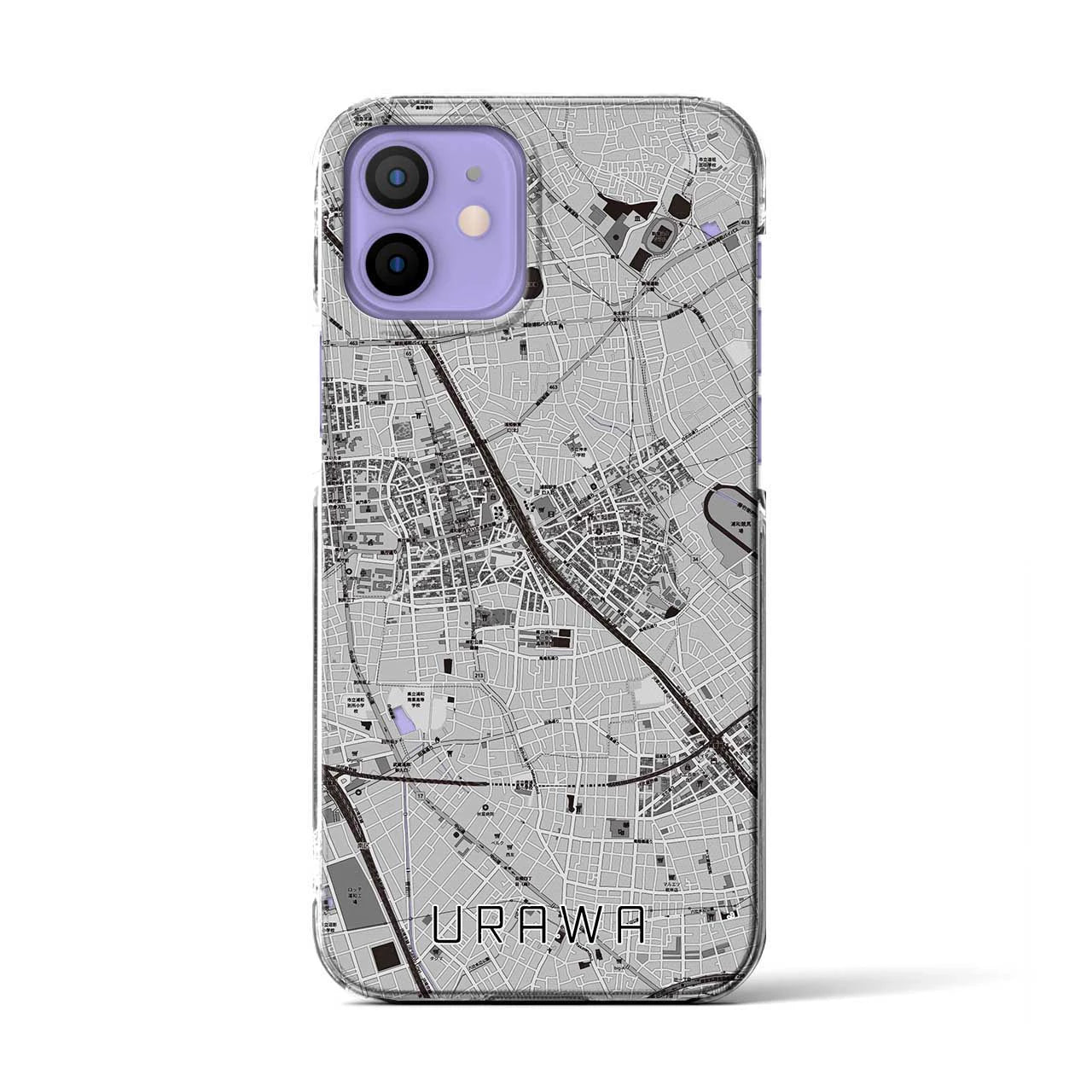 【浦和（埼玉県）】地図柄iPhoneケース（クリアタイプ）
