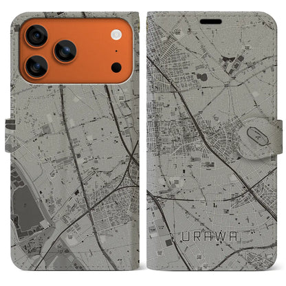 【浦和（埼玉県）】地図柄iPhoneケース（手帳タイプ）