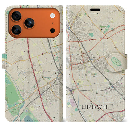 【浦和（埼玉県）】地図柄iPhoneケース（手帳タイプ）