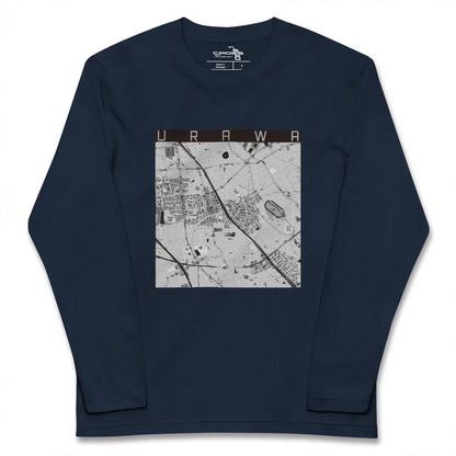 【浦和（埼玉県）】地図柄ロングスリーブTシャツ