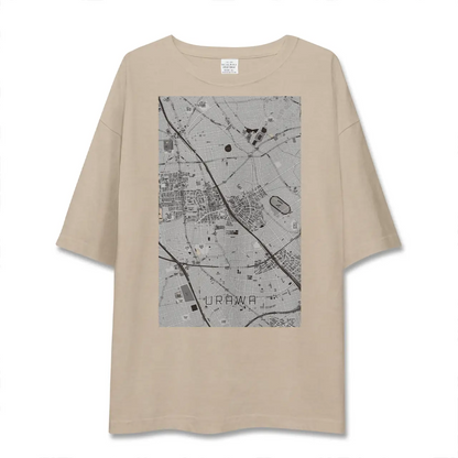 【浦和（埼玉県）】地図柄ビッグシルエットTシャツ