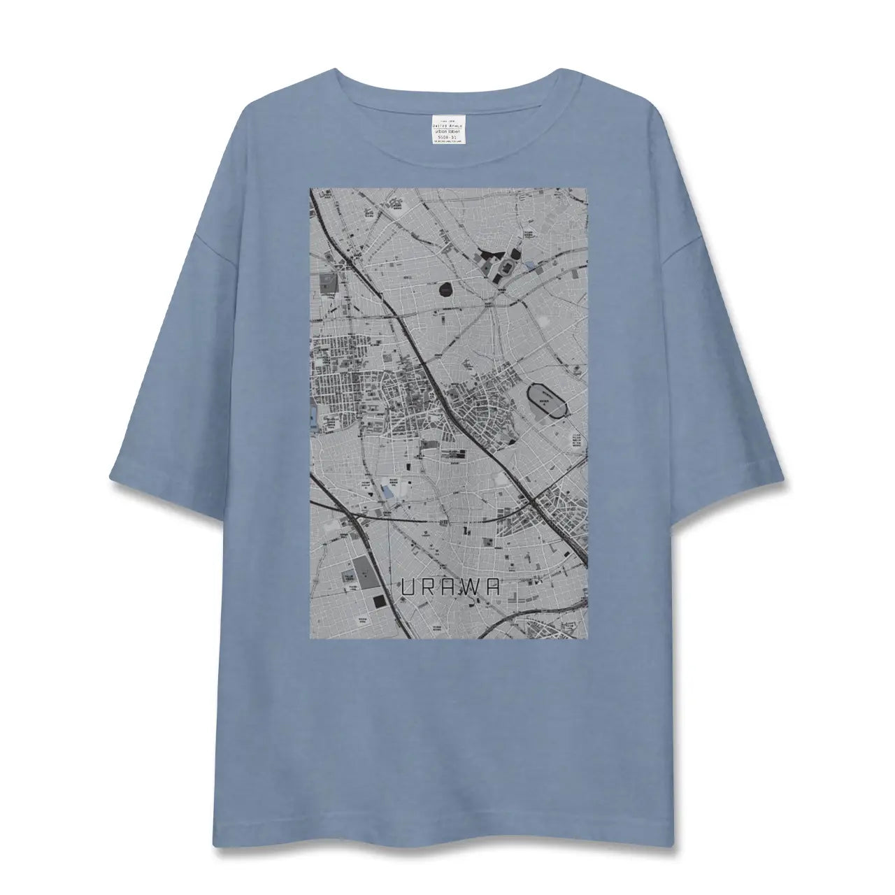 【浦和（埼玉県）】地図柄ビッグシルエットTシャツ