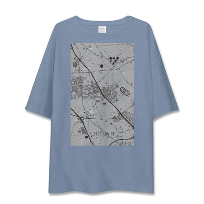 【浦和（埼玉県）】地図柄ビッグシルエットTシャツ