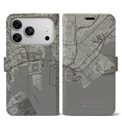 【浦安2（千葉県）】地図柄iPhoneケース（手帳タイプ）