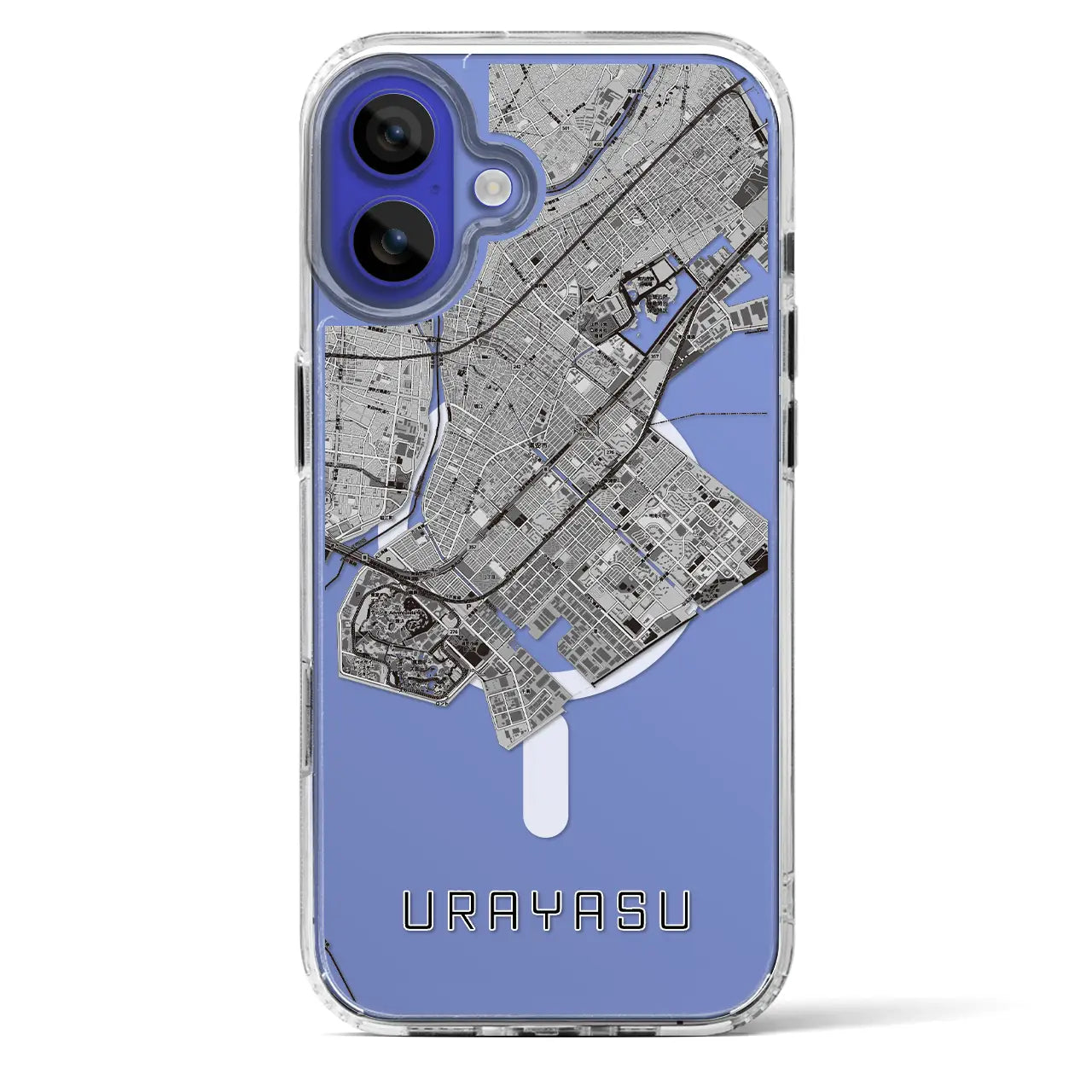 【浦安2（千葉県）】地図柄iPhoneケース（MagSafeタイプ）