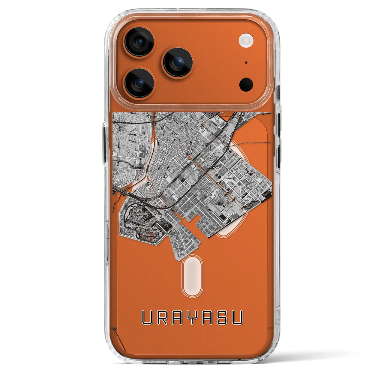 【浦安2（千葉県）】地図柄iPhoneケース（MagSafeタイプ）