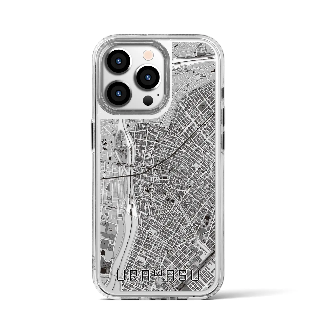 【浦安（千葉県）】地図柄iPhoneケース（MagSafeタイプ）