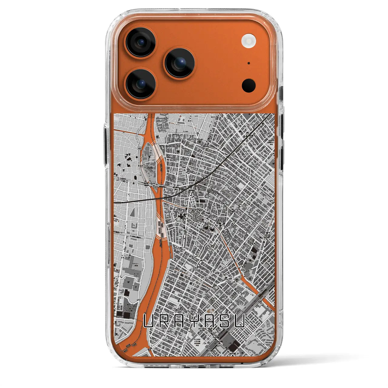 【浦安（千葉県）】地図柄iPhoneケース（MagSafeタイプ）