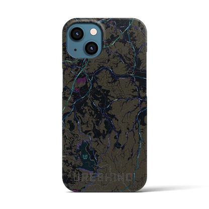 【嬉野（佐賀県）】地図柄iPhoneケース（バックカバータイプ）