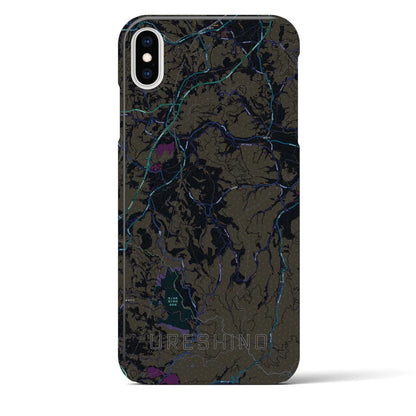 【嬉野（佐賀県）】地図柄iPhoneケース（バックカバータイプ）