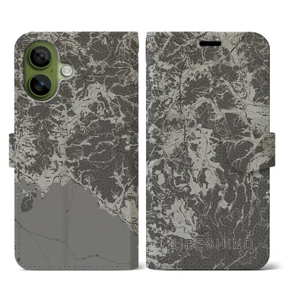 【嬉野（佐賀県）】地図柄iPhoneケース（手帳タイプ）