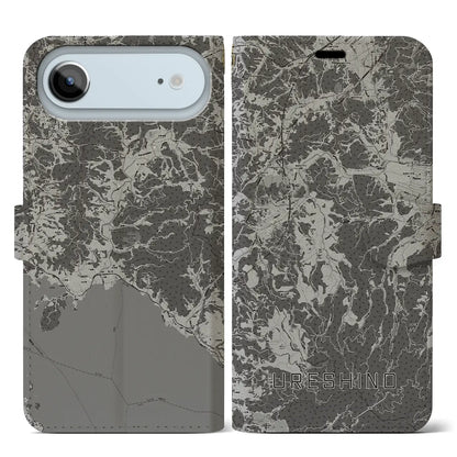 【嬉野（佐賀県）】地図柄iPhoneケース（手帳タイプ）