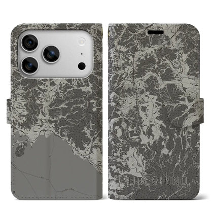 【嬉野（佐賀県）】地図柄iPhoneケース（手帳タイプ）