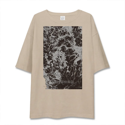 【嬉野（佐賀県）】地図柄ビッグシルエットTシャツ