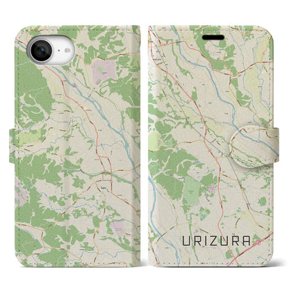 【瓜連（茨城県）】地図柄iPhoneケース（手帳タイプ）