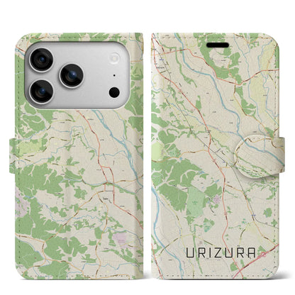 【瓜連（茨城県）】地図柄iPhoneケース（手帳タイプ）