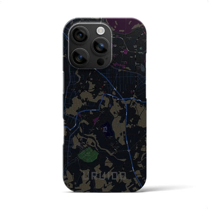 【潤井戸（千葉県）】地図柄iPhoneケース（バックカバータイプ）