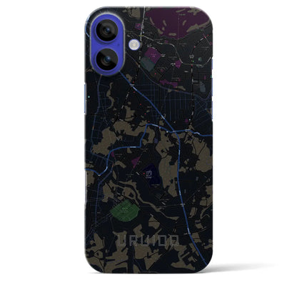 【潤井戸（千葉県）】地図柄iPhoneケース（バックカバータイプ）