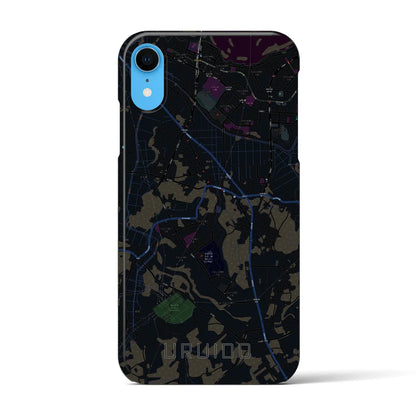 【潤井戸（千葉県）】地図柄iPhoneケース（バックカバータイプ）