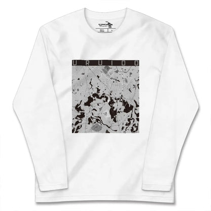 【潤井戸（千葉県）】地図柄ロングスリーブTシャツ