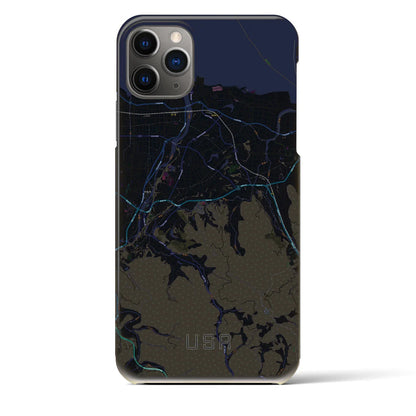 【宇佐（大分県）】地図柄iPhoneケース（バックカバータイプ）