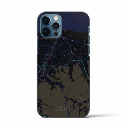 【宇佐（大分県）】地図柄iPhoneケース（バックカバータイプ）