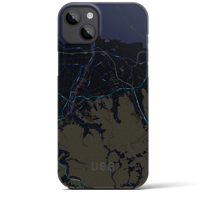 【宇佐（大分県）】地図柄iPhoneケース（バックカバータイプ）