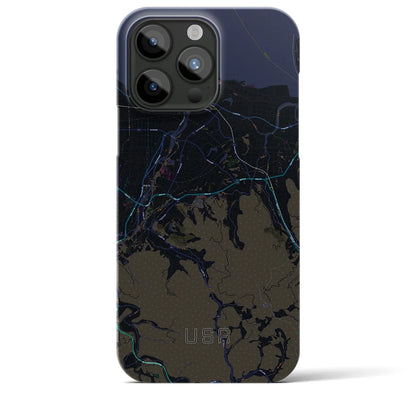 【宇佐（大分県）】地図柄iPhoneケース（バックカバータイプ）