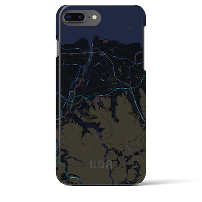 【宇佐（大分県）】地図柄iPhoneケース（バックカバータイプ）