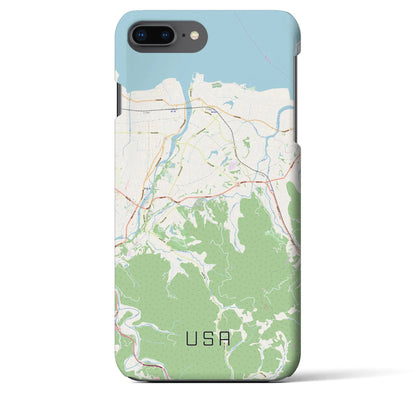 【宇佐（大分県）】地図柄iPhoneケース（バックカバータイプ）